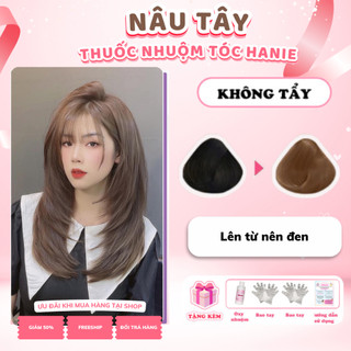 Thuốc Nhuộm Tóc Màu NÂU TÂY - KHÔNG TẨY | haniehair