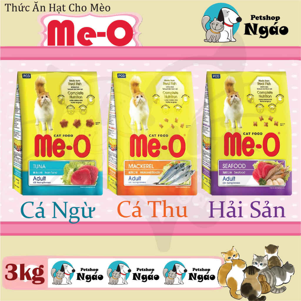 Me-O 3kg - Thức ăn hạt cho mèo __