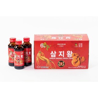 SÂM HOÀNG DIỆU -  Nước hồng sâm linh chi KGS Hàn Quốc hộp 10 chai x 100ml