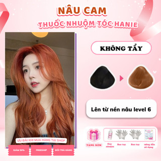 Thuốc Nhuộm Tóc Màu NÂU CAM Không Tẩy | haniehair