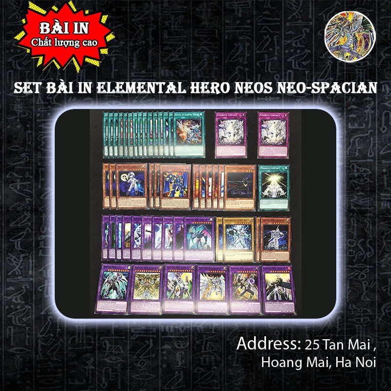 [Bài in Yu-gi-oh] Set bài in (64) - Neo-Spacian