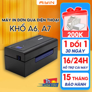 Máy in nhiệt đơn sàn TMĐT, in đơn qua điện thoại 480BT, in mã vận chuyển, tem, logo