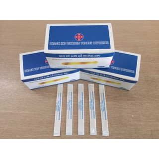 QUE ĐÈ LƯỠI GỖ TIỆT TRÙNG HỘP 100C