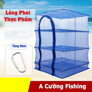 [Tặng Kèm Móc] Lồng Phơi Đa Năng, để phơi cá khô có thể xếp gọn A CƯỜNG