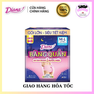 Băng quần diana size m-l gói 5 miếng