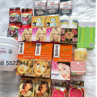 Combo Kem Dưỡng Siêu Trắng Da Cho Khách Chuyên Trộn