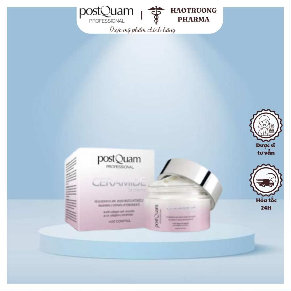 [Hàng công ty] PostQuam Ceramide Regenerating Night Cream Kem Dưỡng Tái Tạo Phục Hồi Q99 50ml