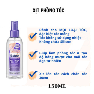 Kem làm phồng chân tóc và tạo kiểu tóc Balea Đức
