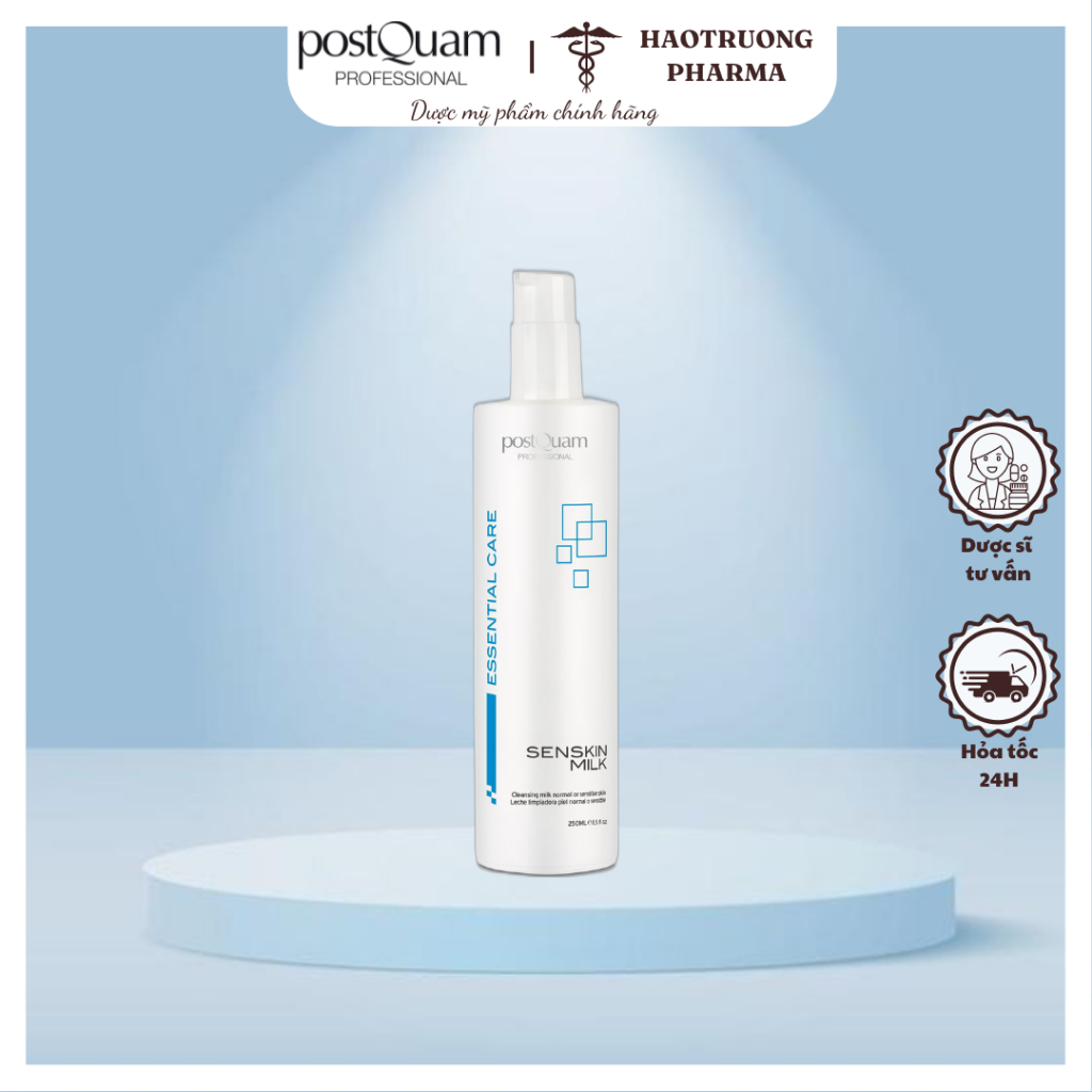 [Hàng công ty] PostQuam Cleansing Milk Normal Or Sensitive Skin SRM da thường, nhạy cảm (Q02A,Q02B)