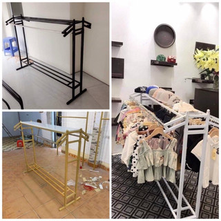 Sào treo shop thời trang, Kệ đôi treo quần áo