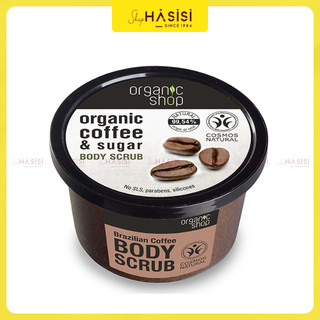 TẨY TẾ BÀO CHẾT TOÀN THÂN ORGANIC - Coffee & Sugar Body Scrub 250ml ( Cà Phê & Đường )