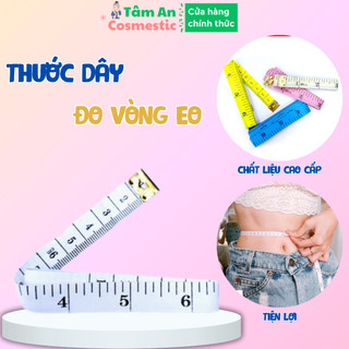 Thước đo eo, thước dây đo eo theo dõi sức khỏe, theo dõi cân nặng bền đẹp 150 cm nhỏ gọn, tiện lợi