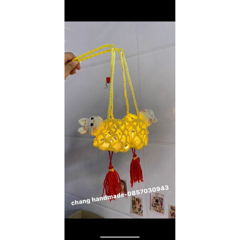 [hàng od] lồng đèn handmade làm từ len