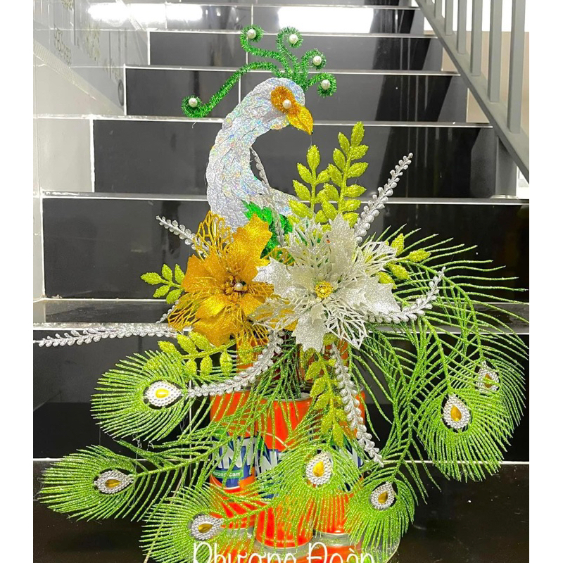 Full 1 set phụ kiện oản công (phối bạc, vàng, xanh)