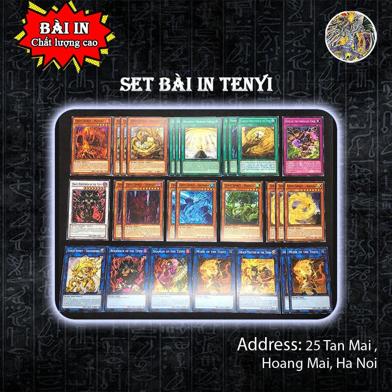 [Bài in Yu-gi-oh] Set bài in (86) - Tenyi