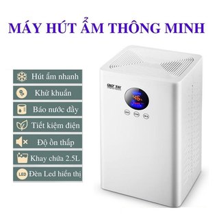 Máy hút ẩm không khí, Máy hút ẩm phòng ngủ, Máy hút ẩm mini chống nồm ẩm SAST CG-982 công suất lớn, độ ồn thấp.