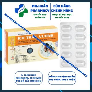 Ích Thận Vương (Hộp 30 viên) - Dành cho bệnh nhân suy thận, chạy thận