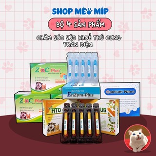Bộ 4 sản phẩm chăm sóc toàn diện sức khỏe thú cưng