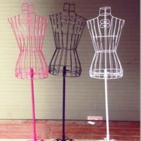 Manocanh bằng sắt uốn của nữ mặc quần áo cho shop