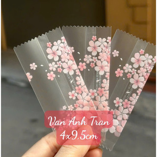Set 200 vỏ túi kẹo kt 4x9,5cm đựng kẹo nougat