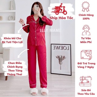   BEST SELLER    40kg - 75kg   Đồ Bộ Bầu Và Sau Sinh Nhiều Màu  Lụa Pijama  Siêu Mát  Nhẹ Tênh 