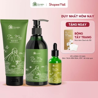 Bộ Chăm Sóc Tóc Mây Cao Cấp Giảm Rụng Tóc Thiên Nhiên Cỏ Mềm