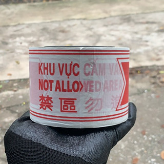 Cuộn dây rào cảnh báo khu vực cấm vào, khu cách ly, công trình xây dựng(DÀI 50M)