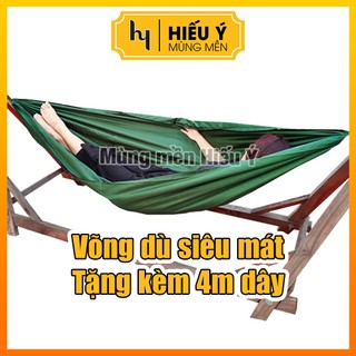 Võng dù mát lạnh dài 2m1 - ảnh thật | mùng mền hiếu ý