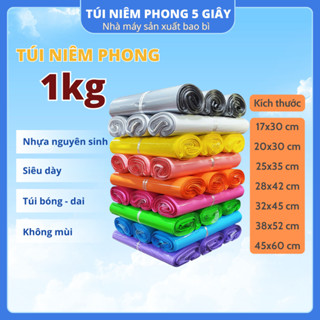 [1Kg–Siêu Dày-Đủ size] Túi gói hàng niêm phong tự dính - túi đóng hàng chuyển phát nhanh có sẵn keo dính – 5 GIÂY
