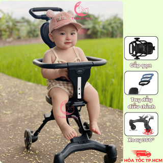 Xe đẩy cho bé, Xe đẩy gấp gọn em bé đi du lịch siêu gọn nhẹ