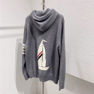 Áo Khoác Len Thuyền Buồm ❤ Áo Hoodie Khóa Kéo Dày Dặn Dáng Rộng Nam Nữ NA481