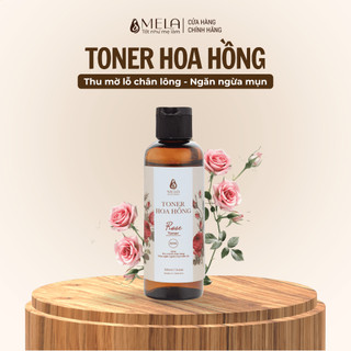 Nước Hoa Hồng MELA Cấp Ẩm Sáng Da, Toner Dịu Nhẹ Lành Tính 100ml - ML10
