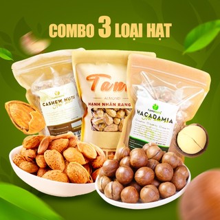  Combo 3 loại hạt dinh dưỡng gồm các loại hạt ngũ cốc TANU NUTS 