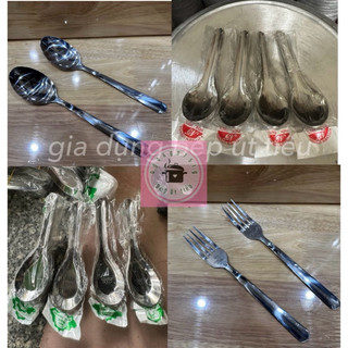 Muỗng cơm inox , muỗng canh, thìa nĩa inox các loại