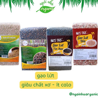 Gạo lứt Điện Biên - gạo lứt trắng - gạo lứt dẻo - gạo lứt tím than - gạo nếp cẩm 1kg