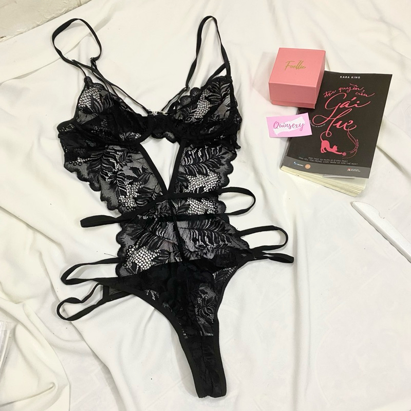Bodysuit Ren Hoa Đan Dây Quyến Rũ BS037 | BigBuy360 - bigbuy360.vn