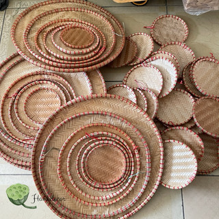 Mẹt tre hun khói trang trí, đựng đồ ăn đa năng