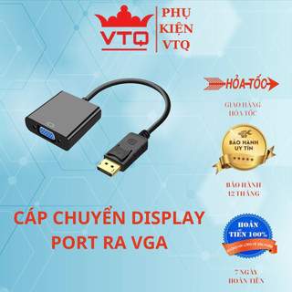 Cáp chuyển đổi display port ra vga dùng cho máy tính,máy chiếu... hàng chuẩn chất lượng