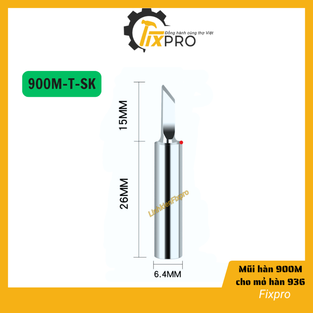 Mũi hàn dao nhỏ 936, đầu mỏ hàn dao nhỏ 936 Đầu mũi hàn 900M cho mỏ hàn Trạm hàn 936 936A Quick 936,