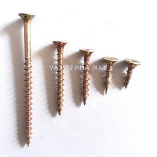 50 con vít gỗ vàng ren thưa M4x70