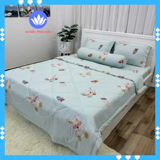 [ GIÁ XƯỞNG] Bộ 4 món ga gối Tencel chính hãng gồm 1 ga 2 vỏ nằm , 1 vỏ ôm - áo gối ôm có dây kéo