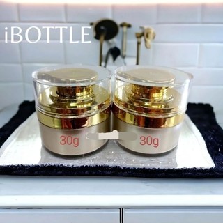 Chai lọ sang chiết mỹ phẩm -Hủ nhấn chân không vàng 30g