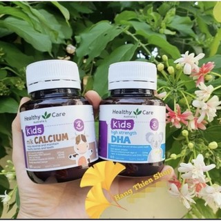 (Đủ bill) COMBO DHA VÀ CANXI Healthy Care_cho bé từ 4 tháng tuổi
