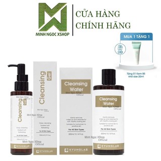 Combo sữa rửa mặt, tẩy trang làm sạch sâu KyungLab Cleasing 150ML - 300ML