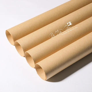 10 tờ giấy da bò khổ 72x102 dùng làm rập may, gói quà,...