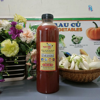 Sỉ sốt nấu mì cay Hàn Quốc nhà làm cho hàng quán, chai 1000ml, NGỌC HIỂN FOODS
