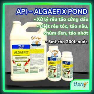 API Algaefix Pond - Công nghệ Hoá học chuyên Diệt Rêu Hại, Chùm Đen, Rêu Tóc, Tảo Nâu (HÀNG CTY)