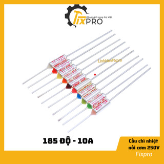 Cầu chì nhiệt nồi cơm 185 độ 10A chất liệu tốt (1 chiếc)
