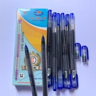 Hộp 12 cây viết gel tím/ xanh gstar gp-02
