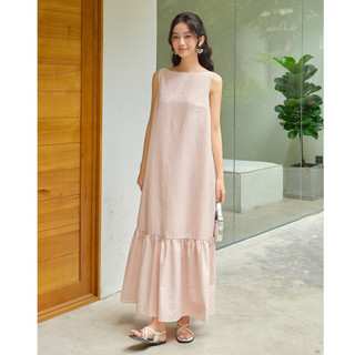 OLV - Đầm maxi suông cộc tay Allegra Dress